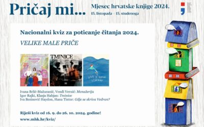 ”Velike male priče”  Mjesec hrvatske knjige 2024.