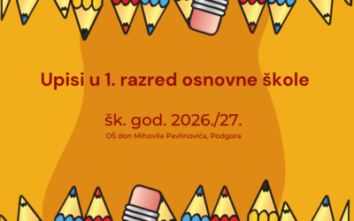 Upisi u prvi razred osnovne škole